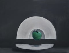 Apple, Painting, Oil on Canvas