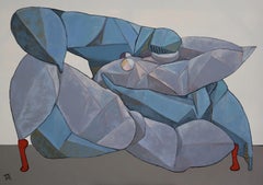 Lovers, Painting, Oil on Canvas