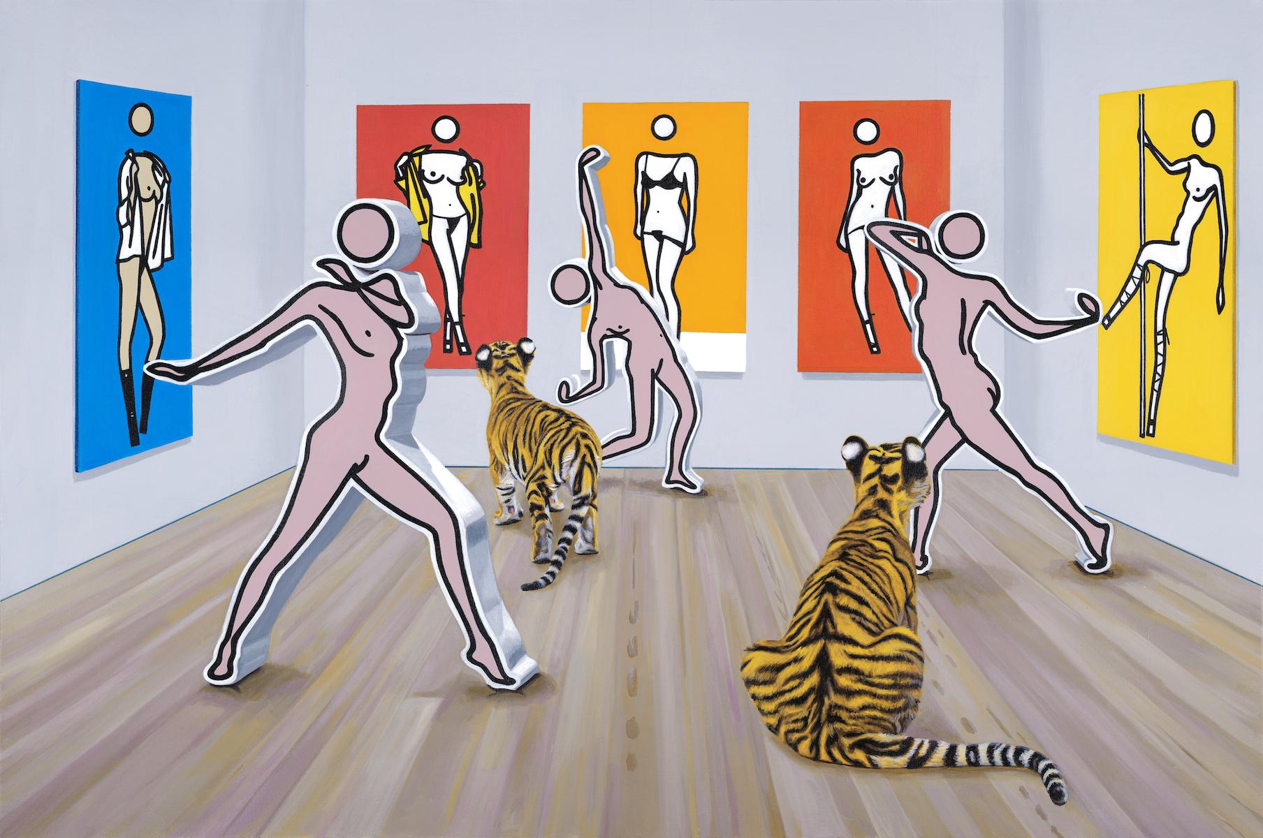 The way of all life - Julian Opie - Tiger
