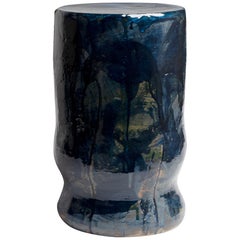 TA03 Glazed Stoneware Table by Pascale Girardin
