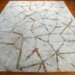 Taar Tapis moderne noué à la main - 9' x 12'