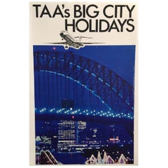 TAA’s Big City Holidays Original Vintage Poster