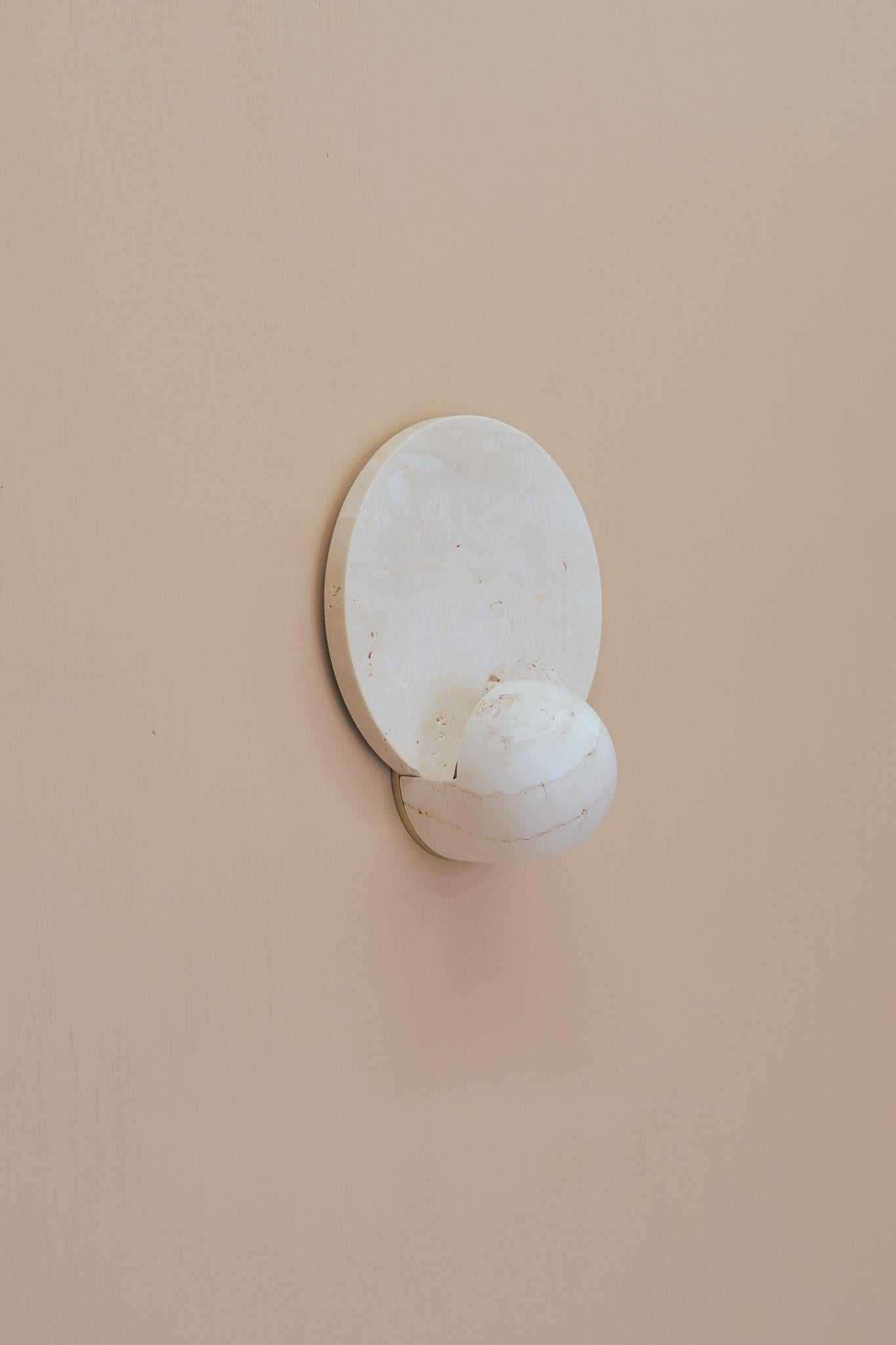 American Taba Wall Sconce by Swell Studio For Sale