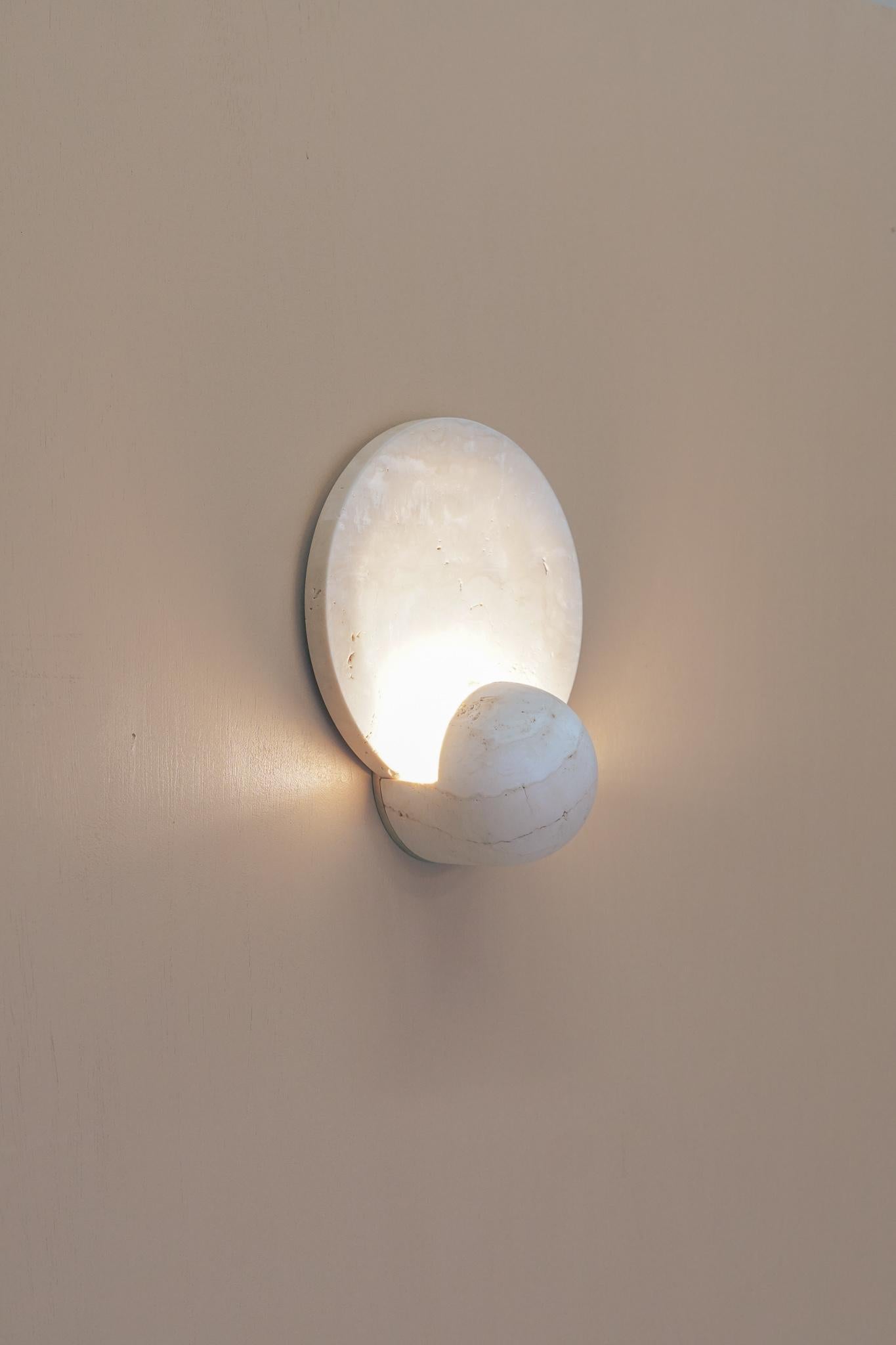 Hand-Crafted Taba Wall Sconce by Swell Studio