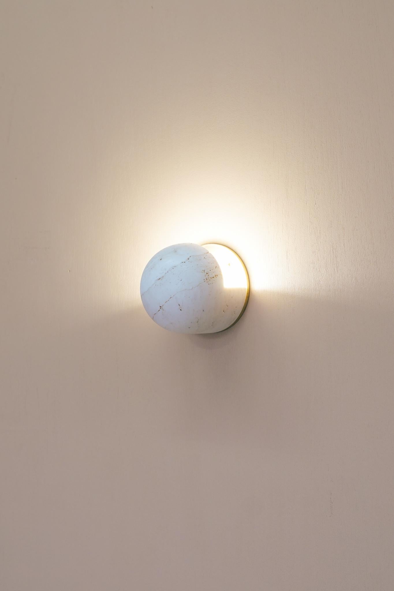 Onyx Taba Wall Sconce by Swell Studio For Sale