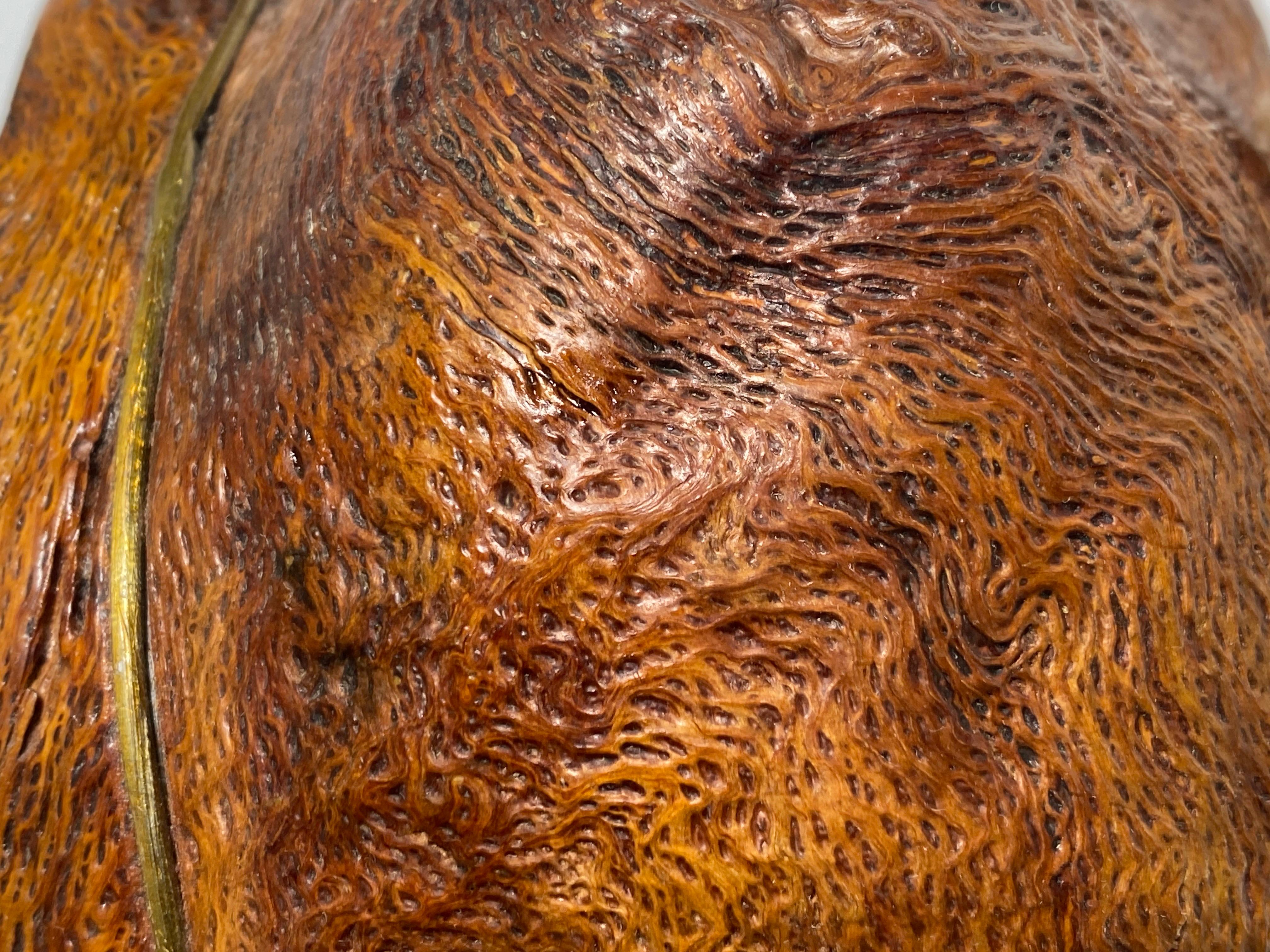 Ottone Tabacchiera, in Wood e ottone, colore marrone, francese, 1970 in vendita