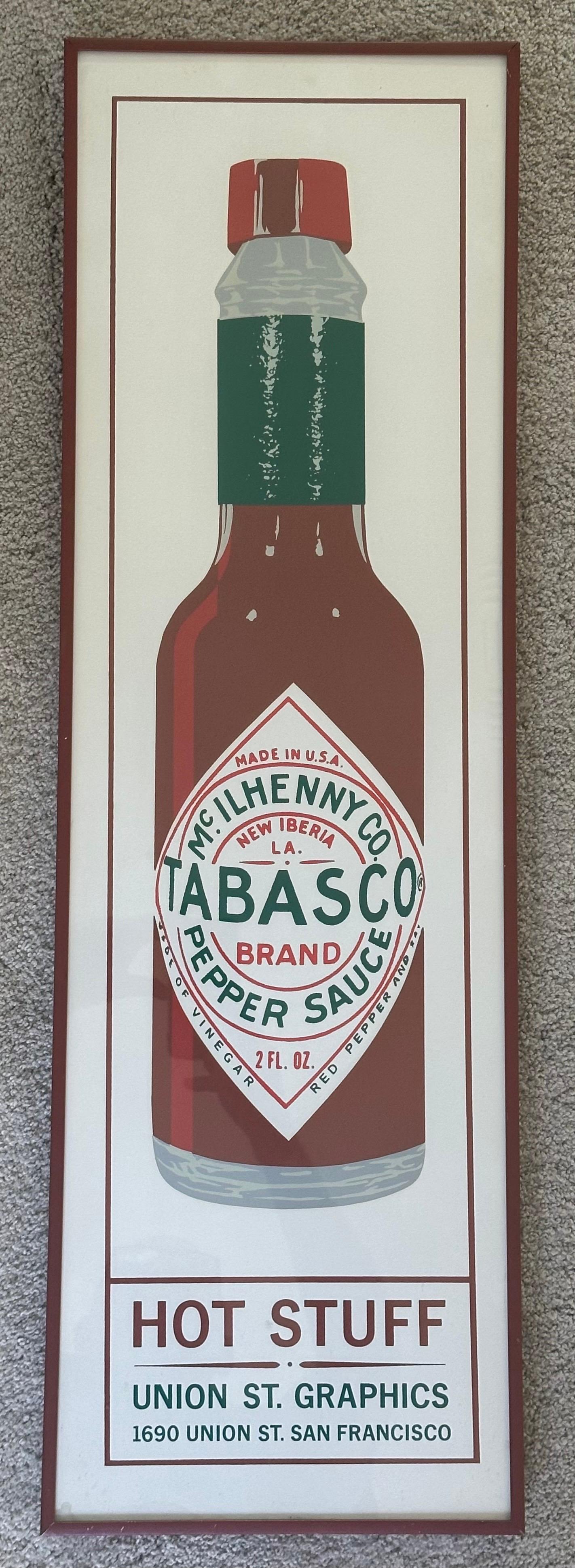 „Tabasco“ Pop-Art gerahmte Lithographie (amerikanisch) im Angebot