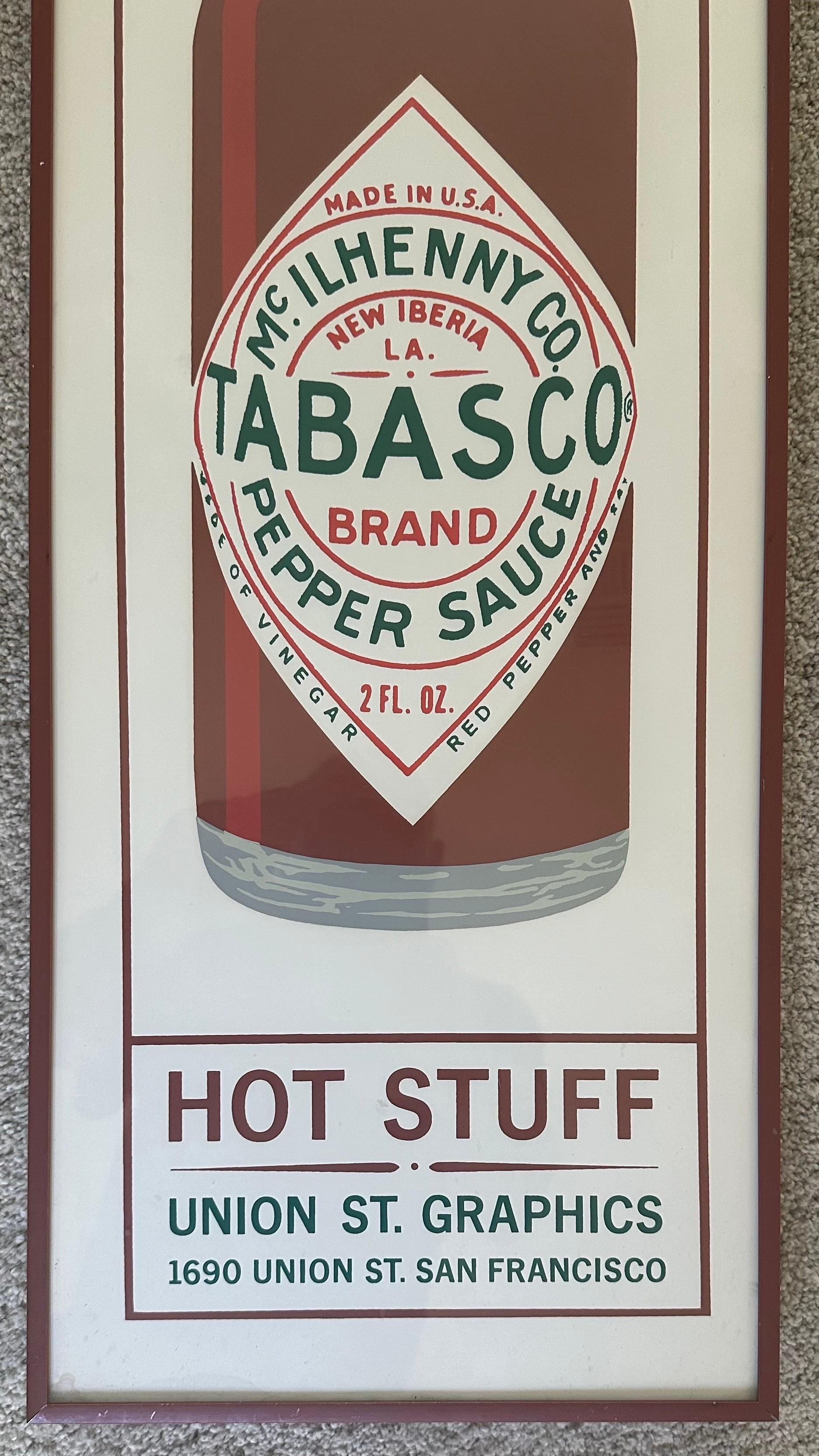 „Tabasco“ Pop-Art gerahmte Lithographie im Angebot 2