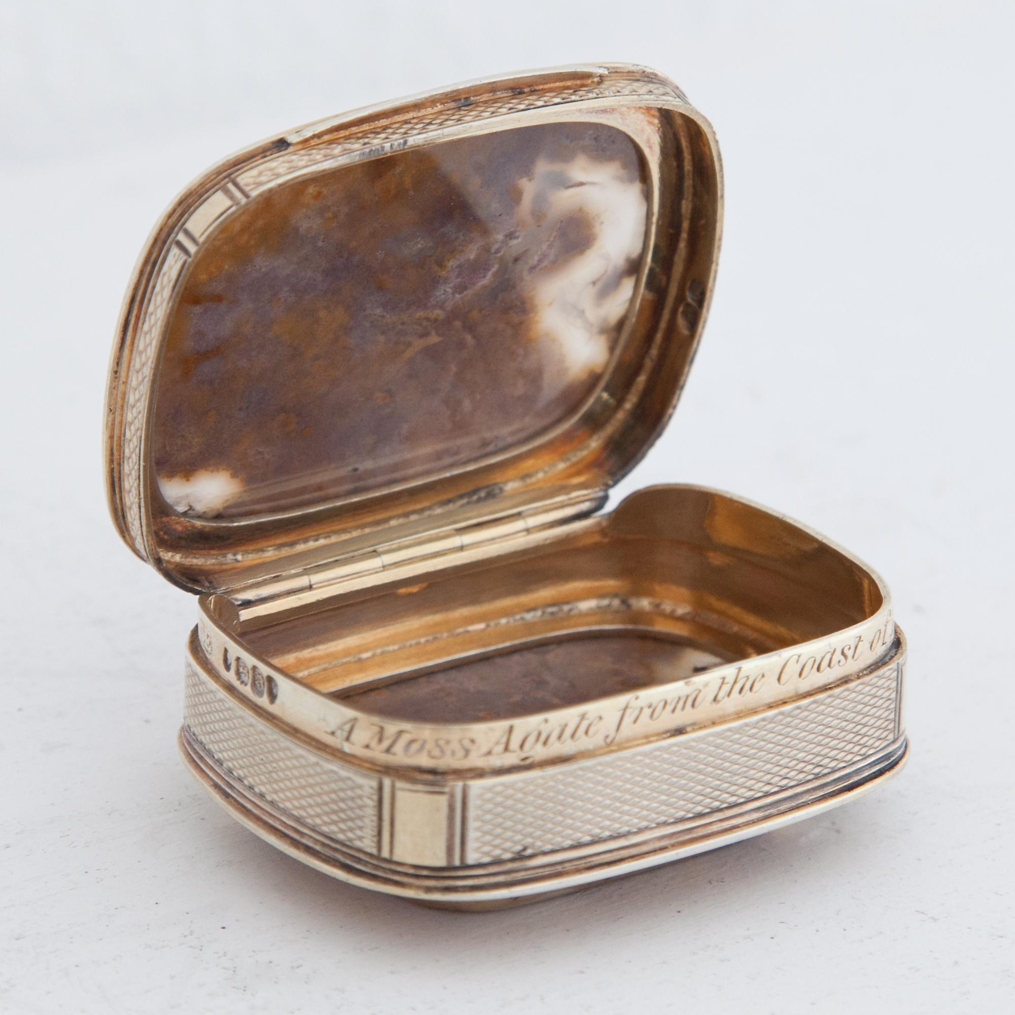 Agate Tabatière, London, 1836