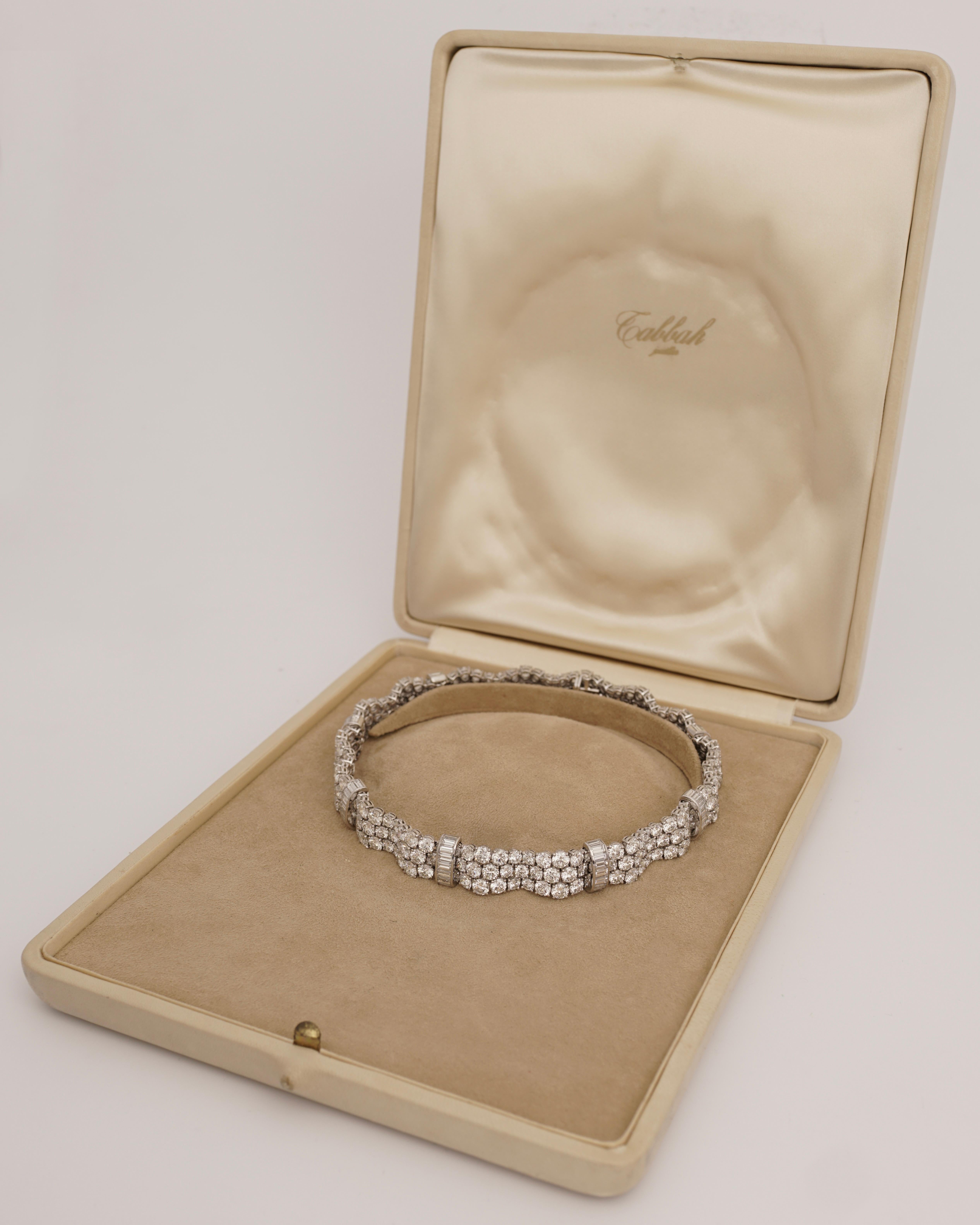 Modern Tabbah, Rare Diamonds Choker Necklace, 1988 For Sale
