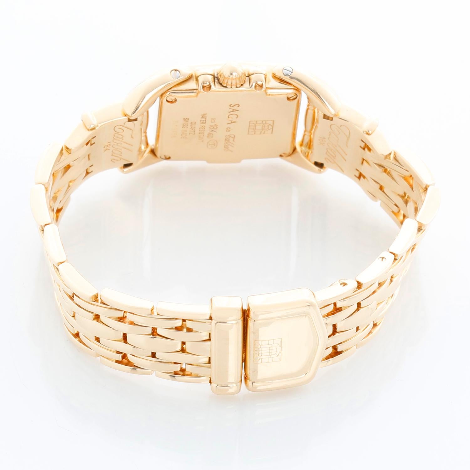 Tabbah Saga Of Tabbah Montre pour dames en or jaune 18 carats en vente 1