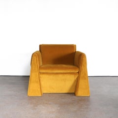 Tabei lounge chair by Crump and Kwash in Corduroy