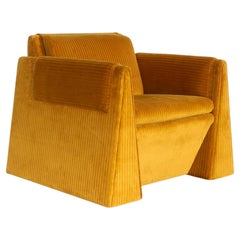 Tabei lounge chair by Crump and Kwash in Corduroy