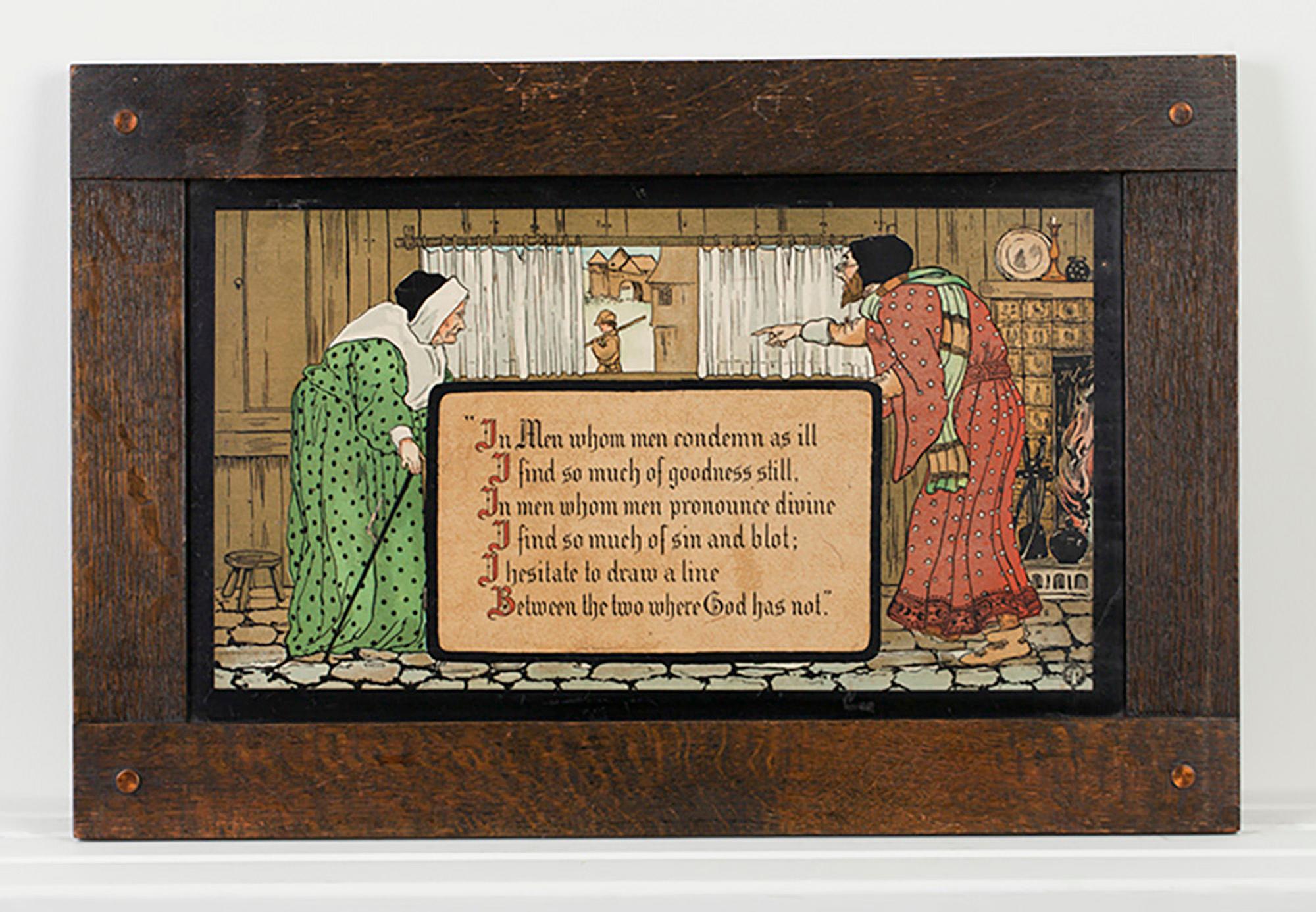Une élégante chromolithographie nord-américaine Art Nouveau encadrée par la célèbre Taber Prang Art Co datant d'environ 1904.

L'entreprise, basée à Springfield, MA, était réputée pour être l'un des meilleurs producteurs et éditeurs d'art au cours