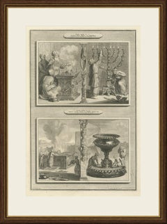 Tabernacle Altars, Golden Candlestick and Brazen Laver, Mortier circa 1700