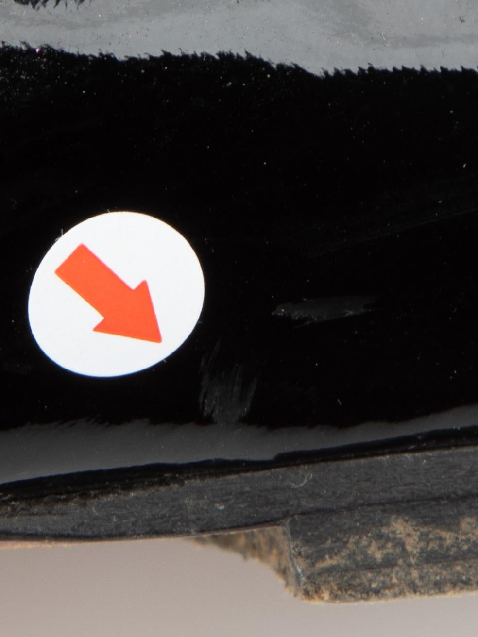 De las mujeres Tabitha Simmons Bailarinas con tiras de charol negro Talla IT 37 en venta