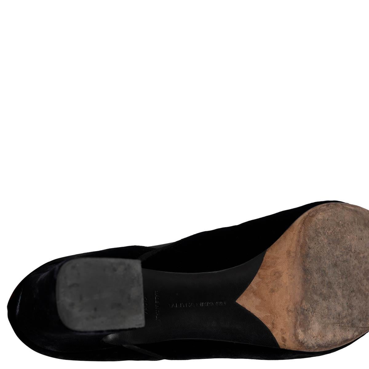 TABITHA SIMMONS black velvet KIKI Ankle Boots Shoes 39.5 For Sale 3