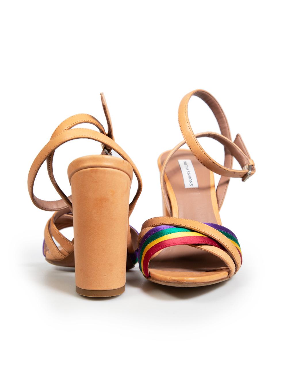 Beige Tabitha Simmons - Sandali alti e strappati Taglia IT 37 in vendita