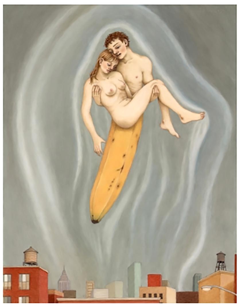 Bananaman (Transported) - Painting by Tabitha Vevers