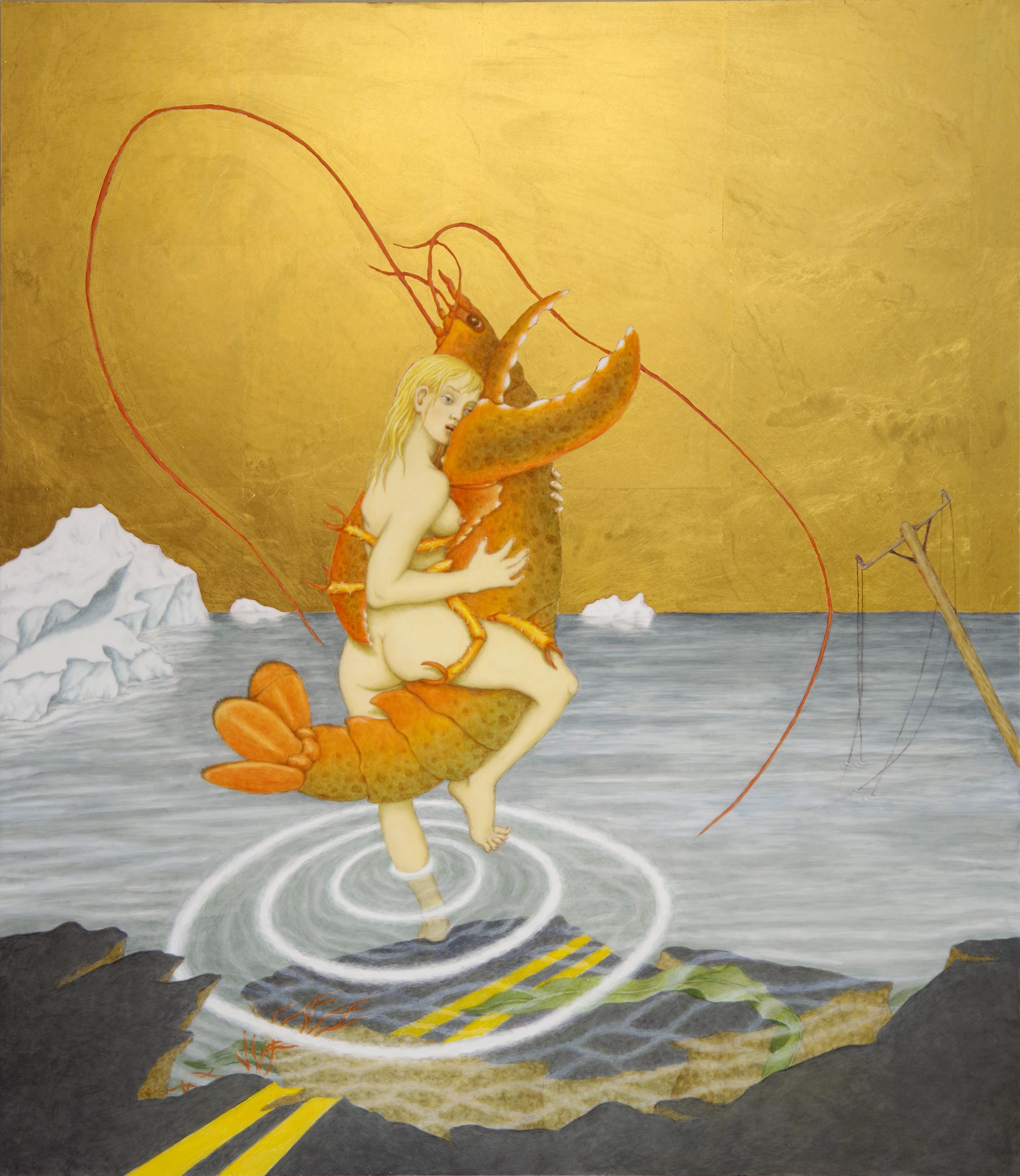 Shiva: Sea Change - Painting by Tabitha Vevers