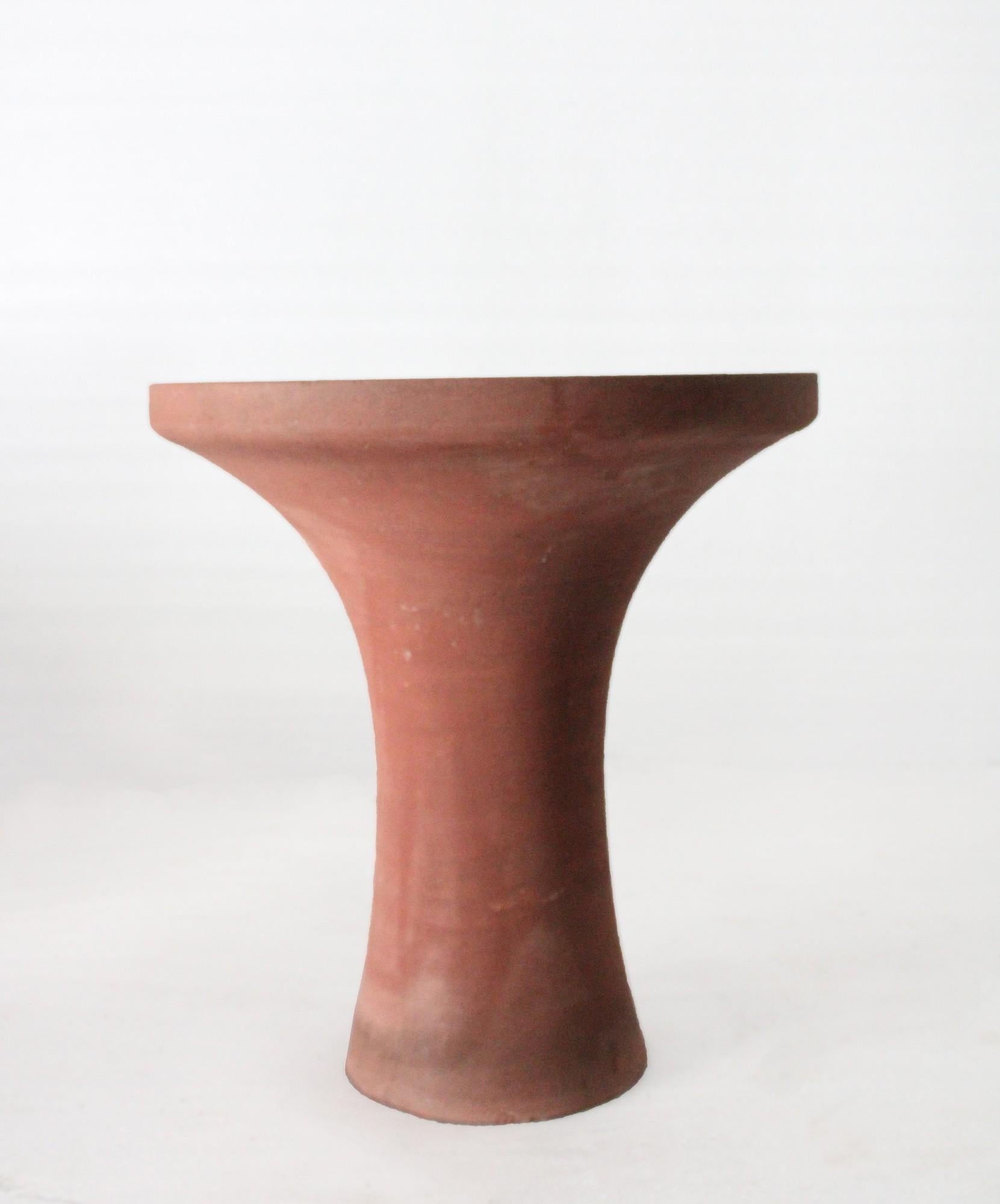 Other Tabla Table in Agra Red Stone by Paul Mathieu for Stephanie Odegard For Sale