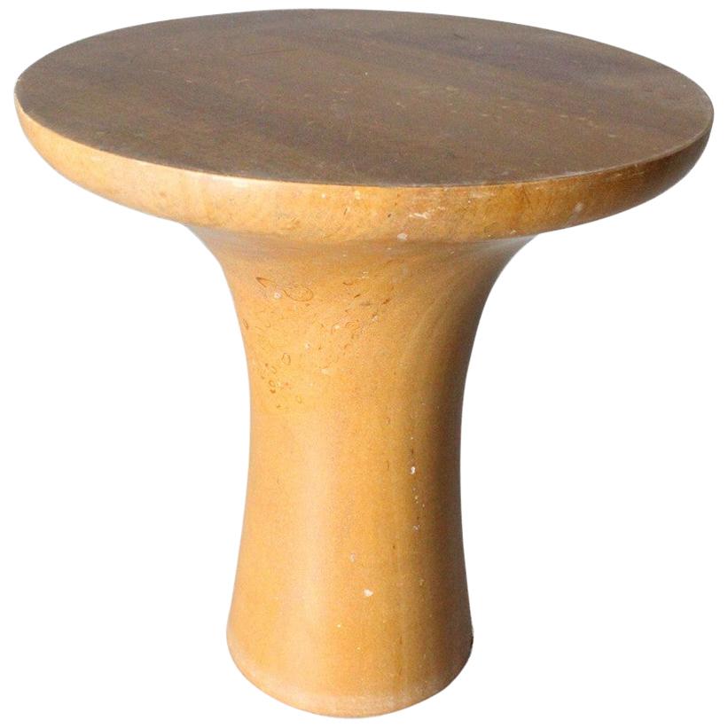 Table Tabla en pierre de Jaisalmer par Paul Mathieu pour Stephanie Odegard