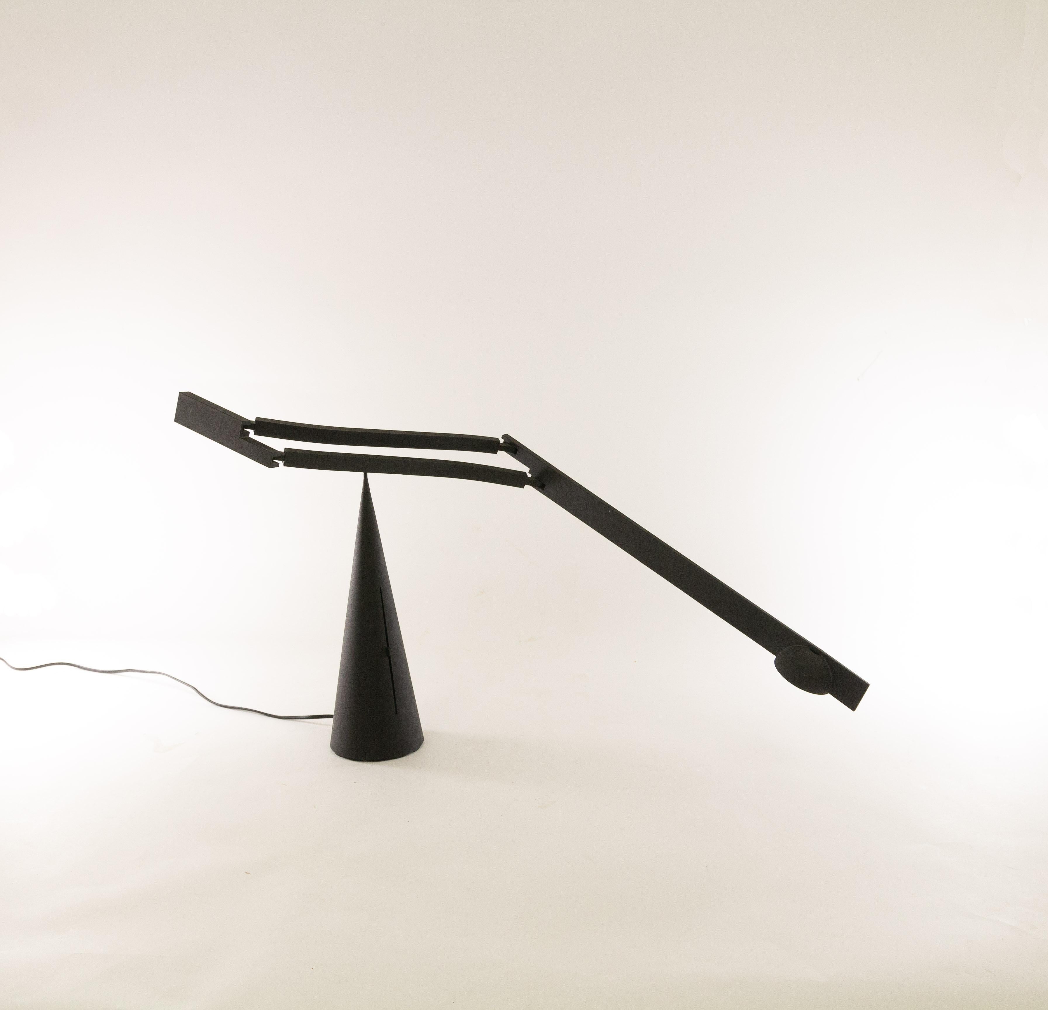 italiana luce “tabla” vintage lamp by mario barbaglia