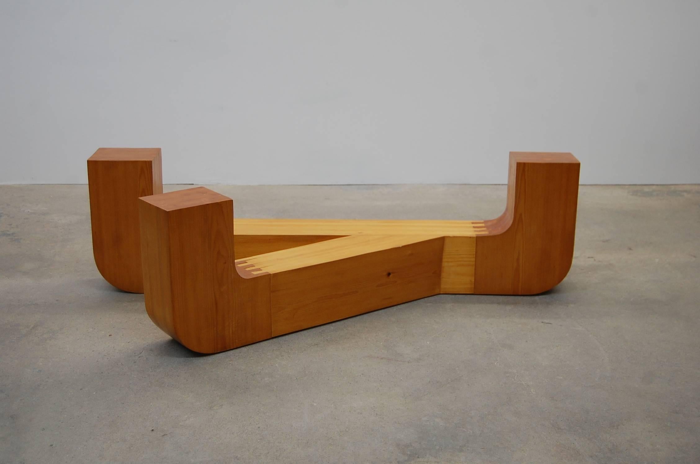 Sculptural Coffee Table by Jennie Lea Knight In Good Condition For Sale In Providence, RI