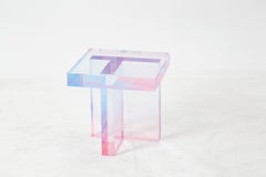 Lavender Rose Quartz Gradient Crystal Table 01 by Saerom Yoon