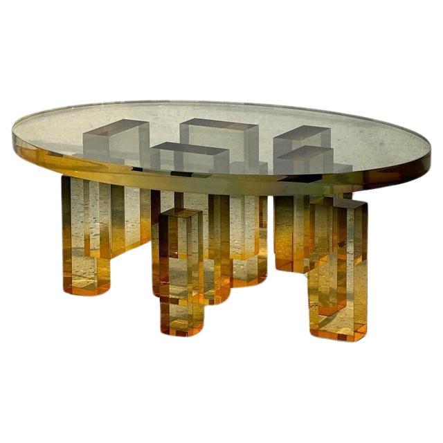 Tavolo da pranzo contemporaneo Olive Gradient Crystal Sunset 13 di Saerom Yoon