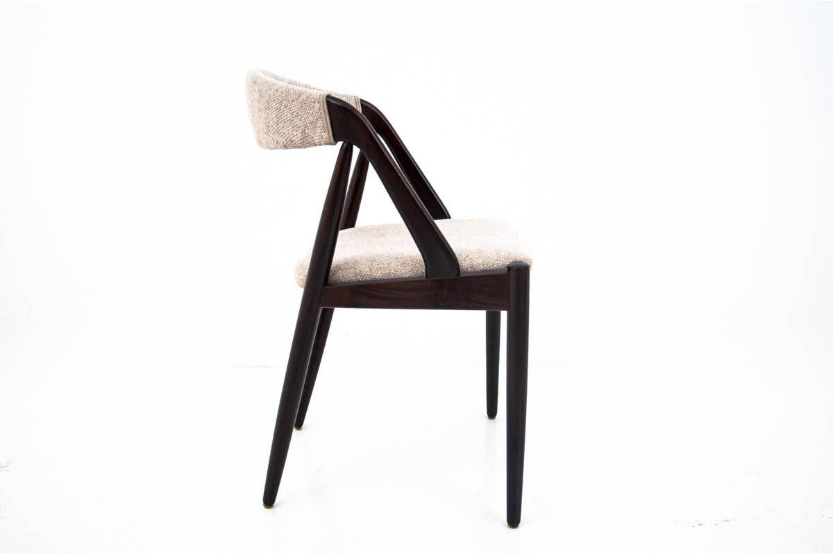 Table and 6 Chairs, Design by Kai Kristiansen, Danish Design, 1960s 6