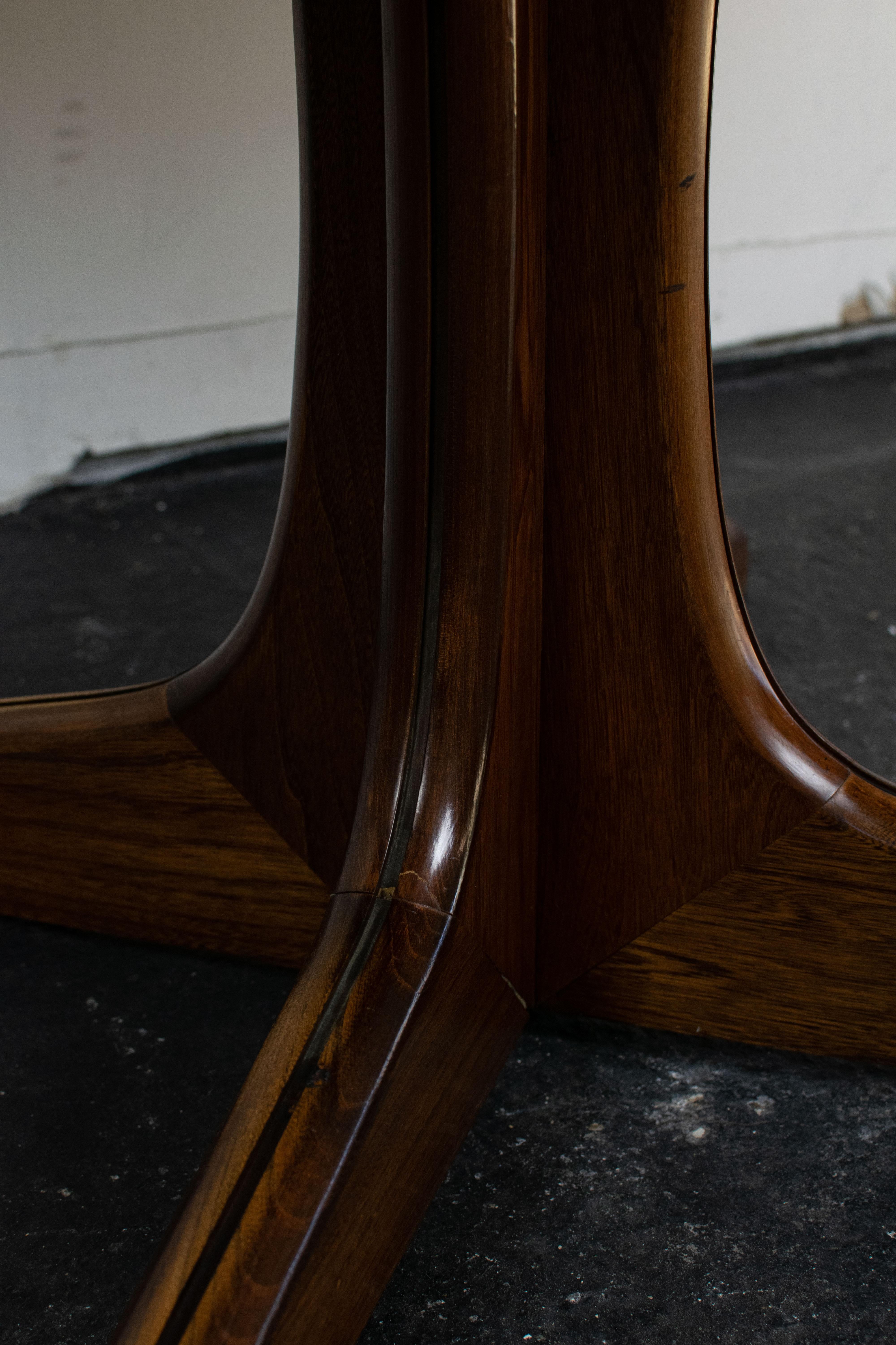 Wood Table À Manger Baumann Extensible, 1970