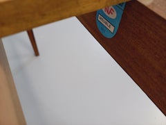 Table à manger style scandinave vintage des années 50 60 en palissandre