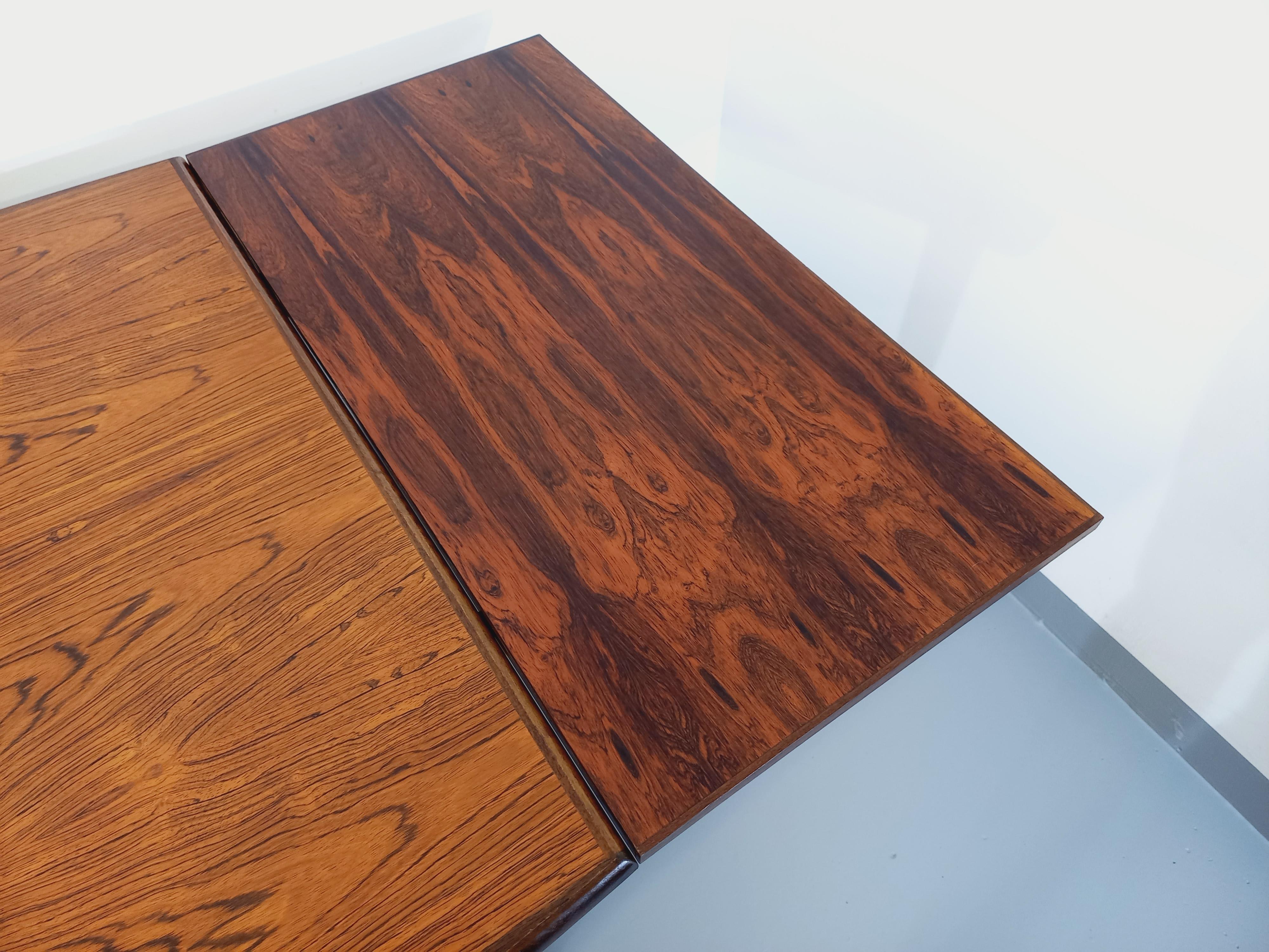 Scandinave Table à manger style scandinave vintage des années 50 60 en palissandre en vente
