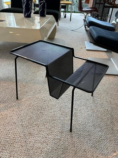 Table à porte revue dite java par Mathieu Matégot