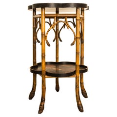 Table à thé en bambou