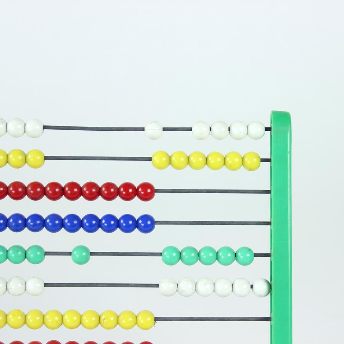 Mid-Century Modern Table Abacus, Tchcoslovaquie, annes 1960 en vente