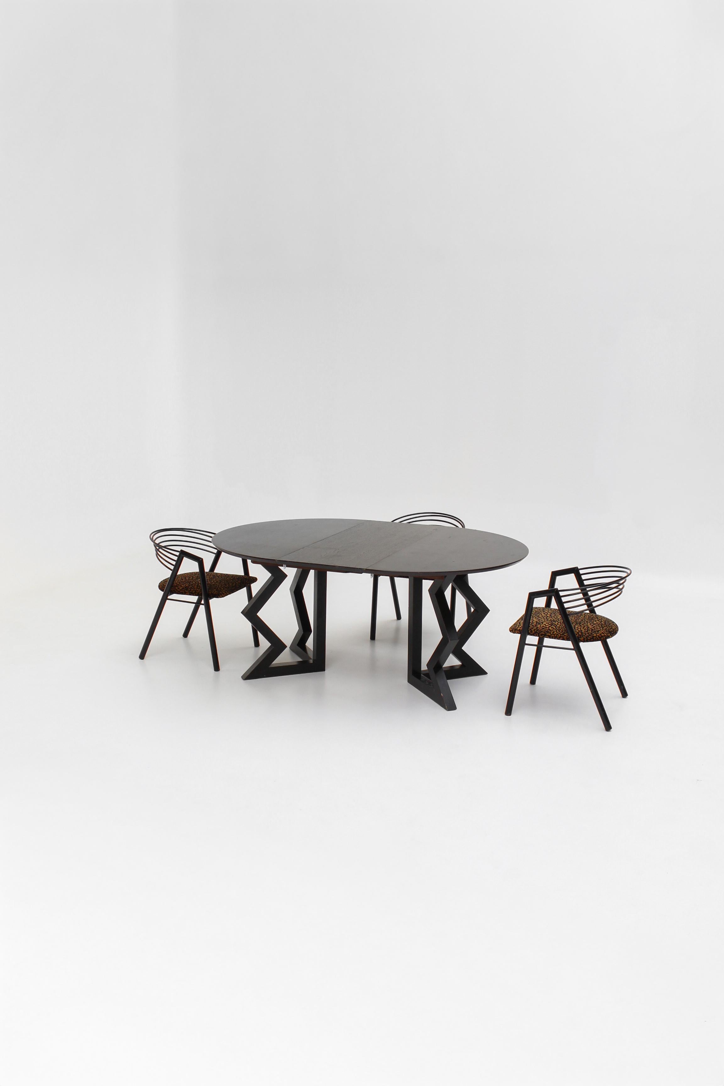 Post-Modern Table Africaniste pour Artelano, France, 1996 For Sale