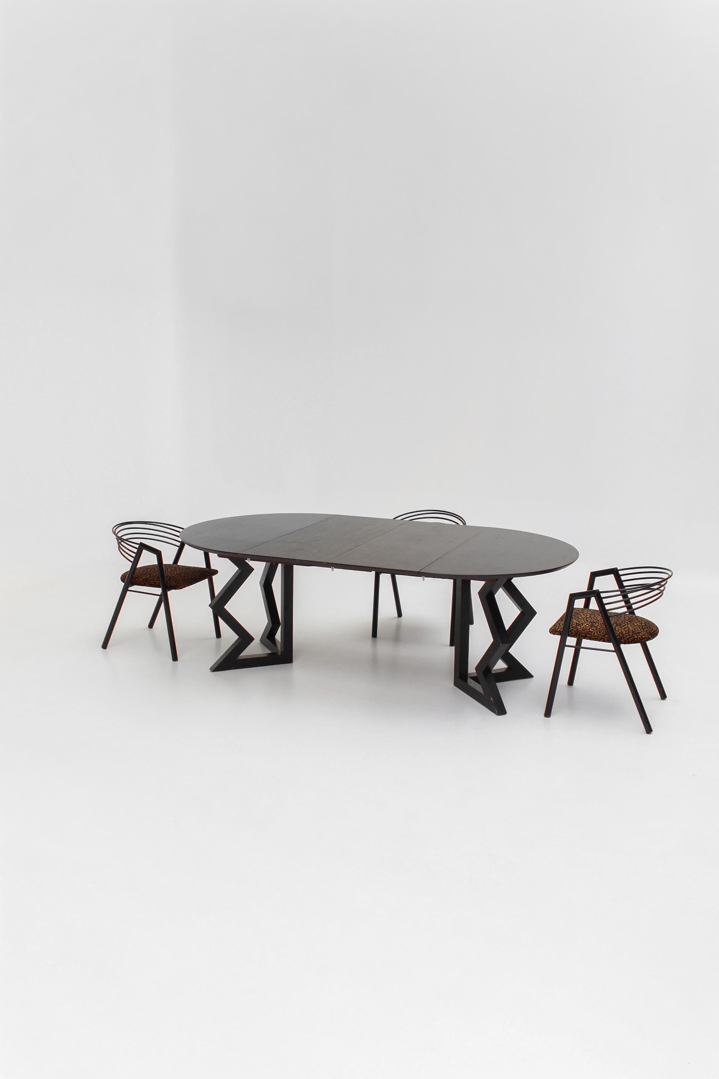 French Table Africaniste pour Artelano, France, 1996 For Sale