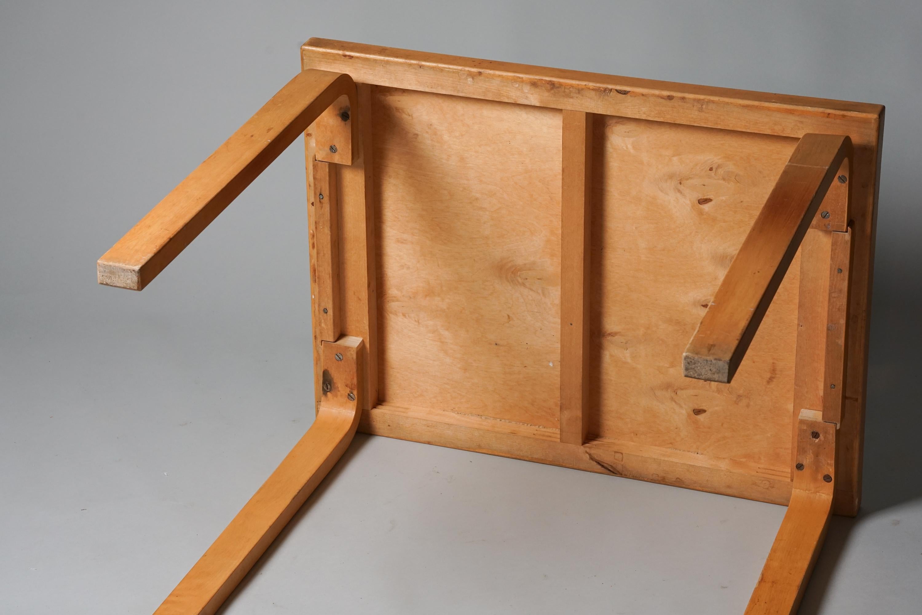 Table, Alvar Aalto, Oy Huonekalu- ja Rakennustyötehdas Ab, 1950s For Sale 1