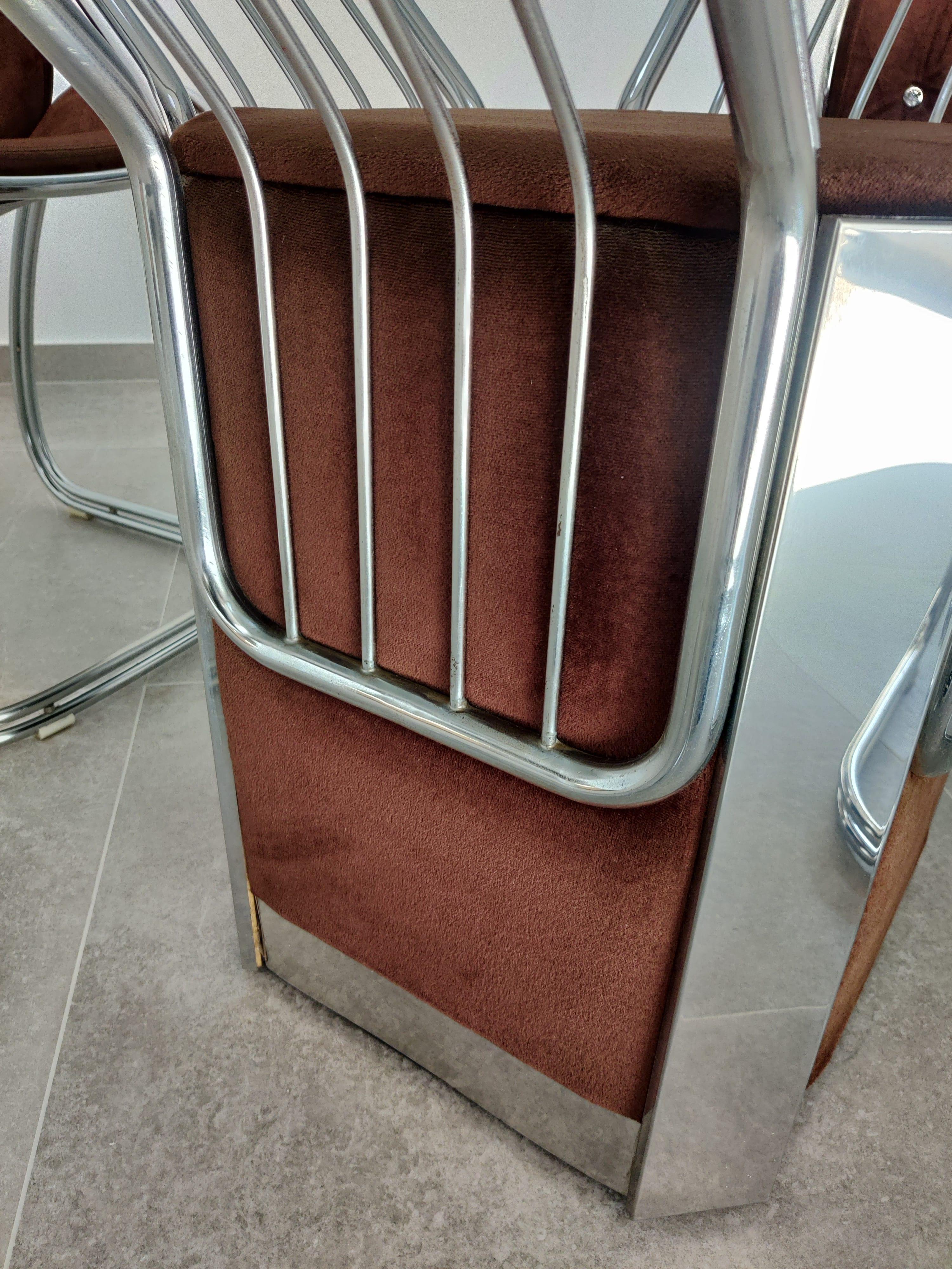 Table et 4 chaises de Gastone Rinaldi pour Vidal Grau, 1970 en vente 5