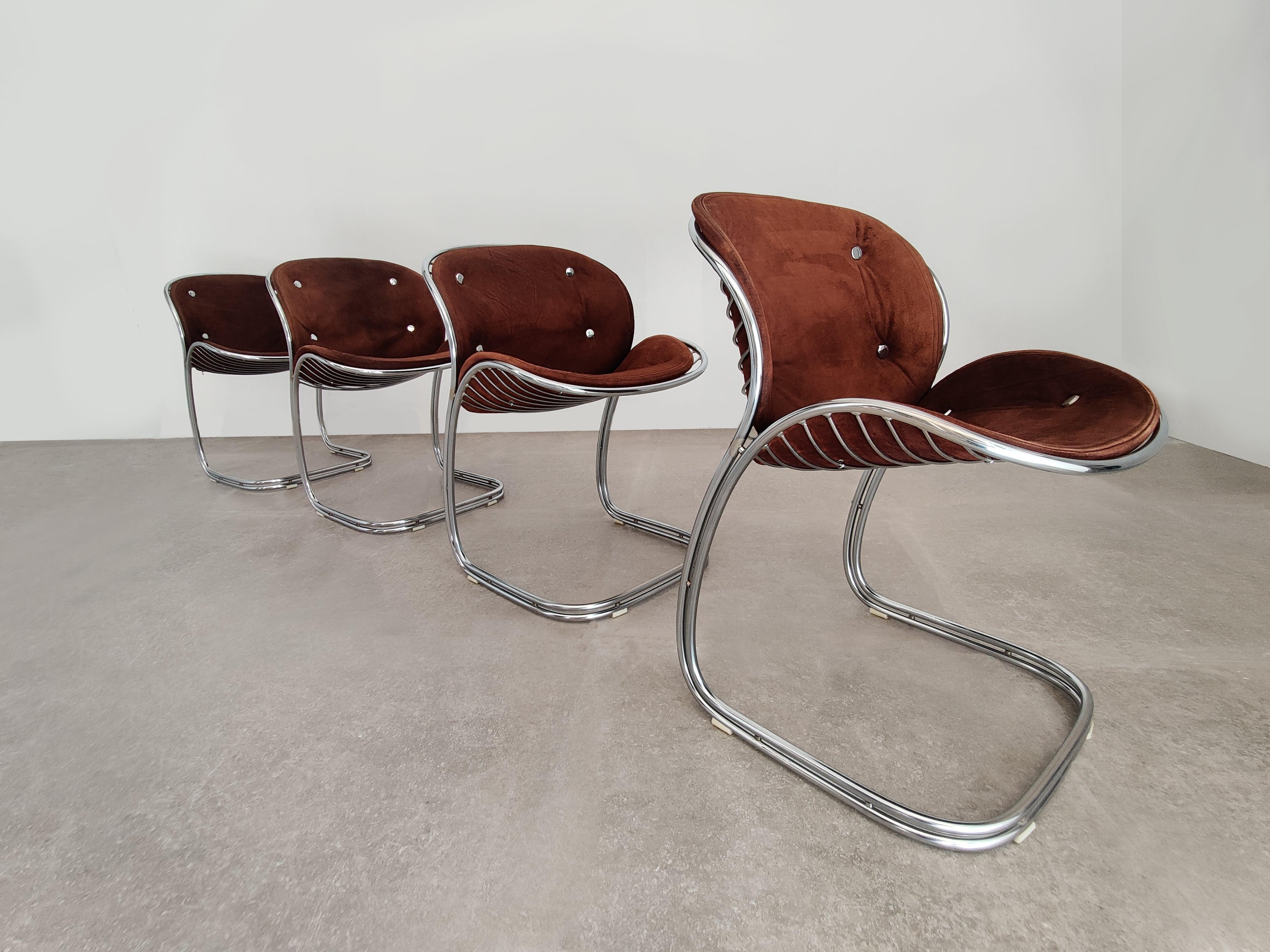 Tisch und 4 Stühle von Gastone Rinaldi für Vidal Grau, 1970er Jahre im Angebot 13
