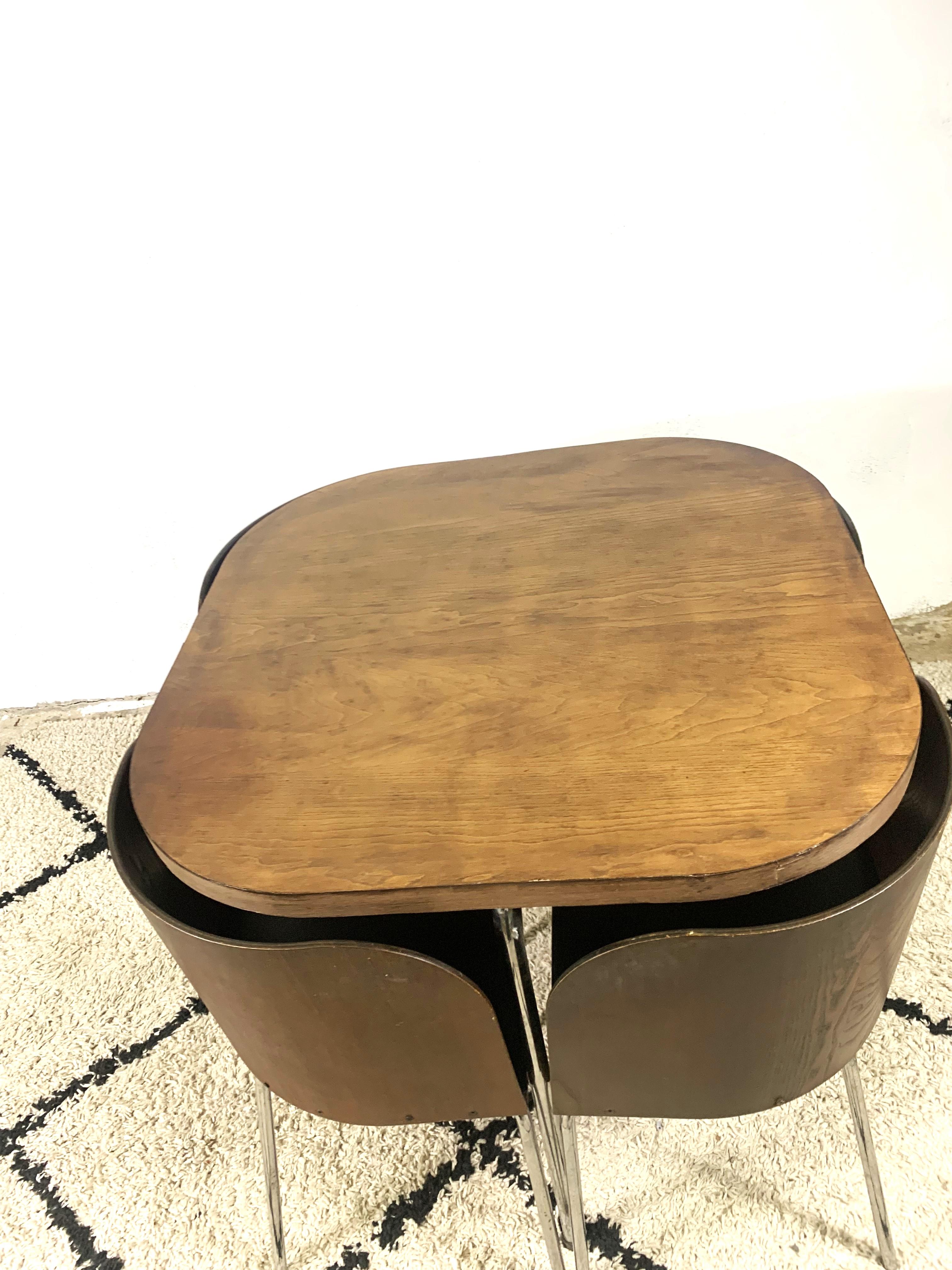 Suédois Ensemble de table et de chaises par Sandra Kragnert pour Ikea, années 1970