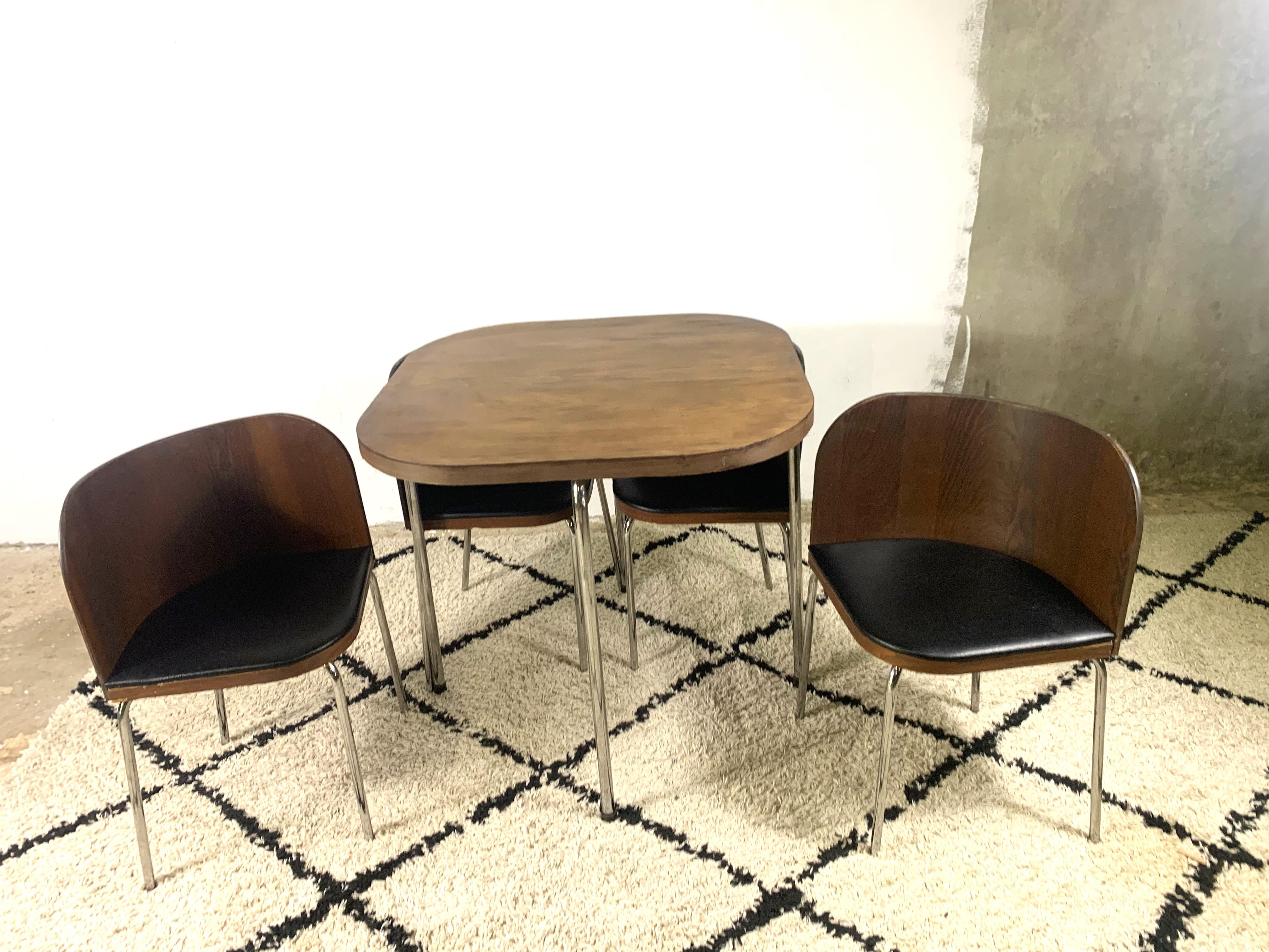 Ensemble de table et de chaises par Sandra Kragnert pour Ikea, années 1970 État moyen à Bunnik, NL
