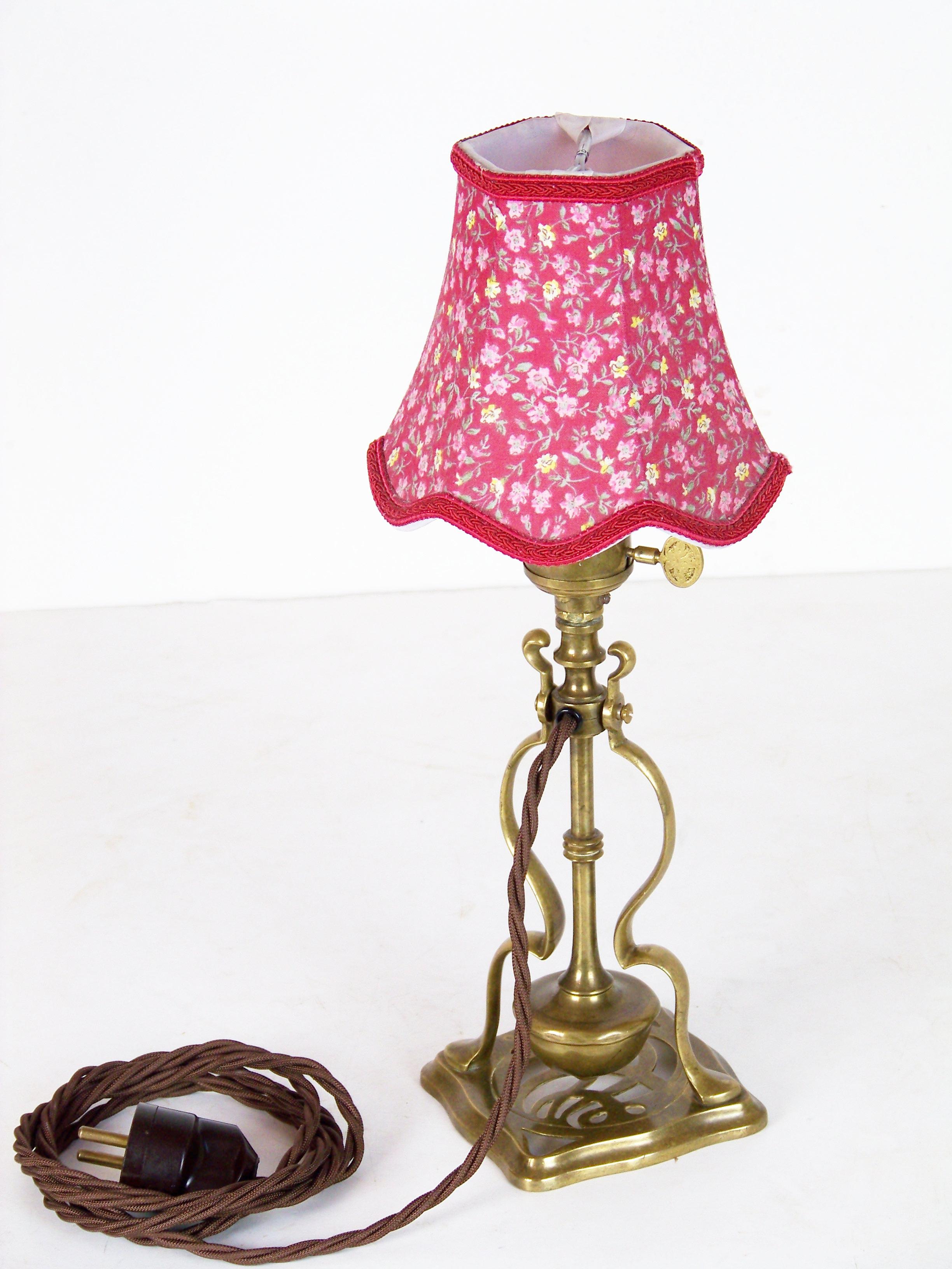 20th Century Table and Wall Brass Lamp, circa 1900