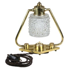 Table and wall brass lamp, circa 1920