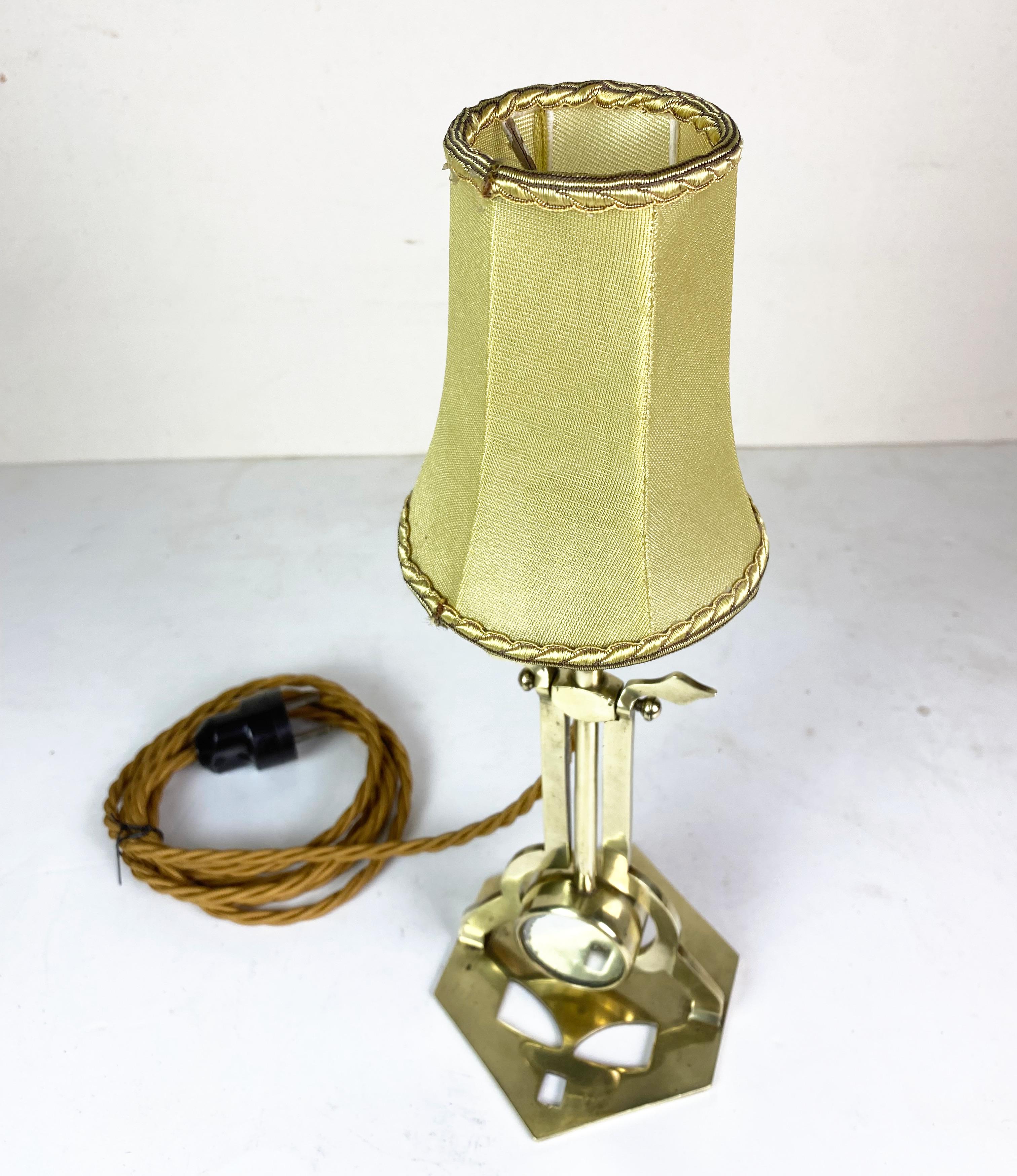 Lampe de table et applique, vers 1900 Bon état - En vente à Praha, CZ