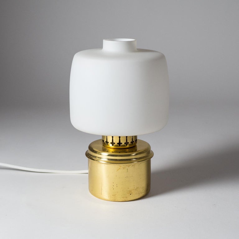 Frosted Table and Wall Light by Hans-Agne Jakobsson, circa 1960 For Sale