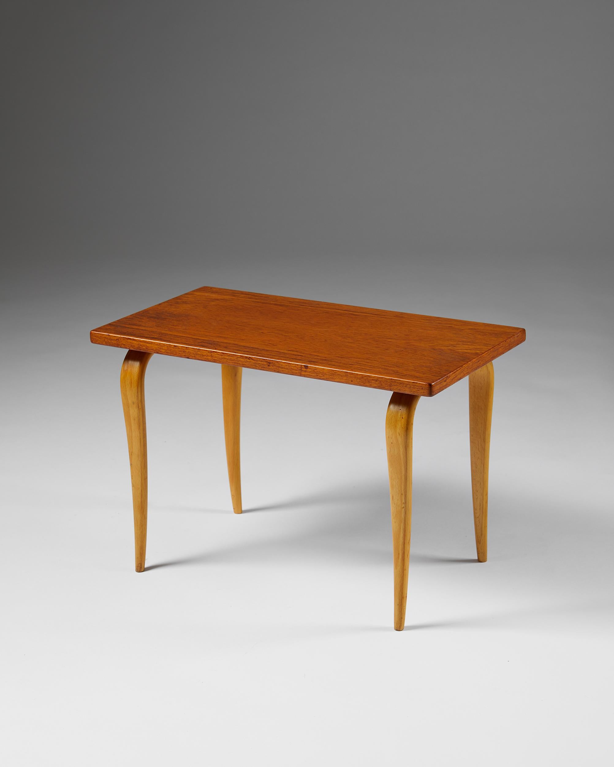 Mid-Century Modern Table “Annika” Designed by Bruno Mathsson for Karl Mathsson, Sweden, 1950’s