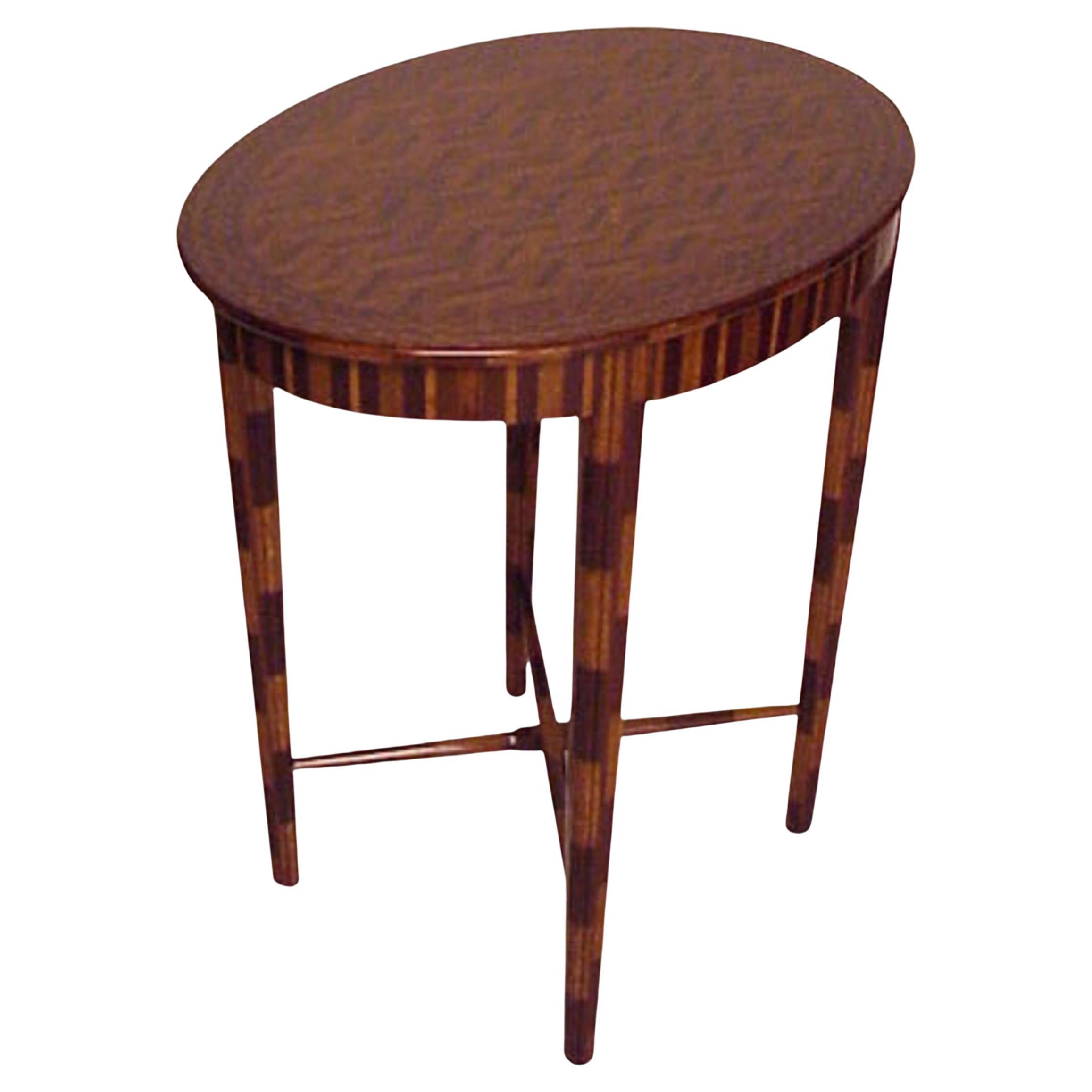 Table Art Deco, France, 1920 in Marquetry For Sale